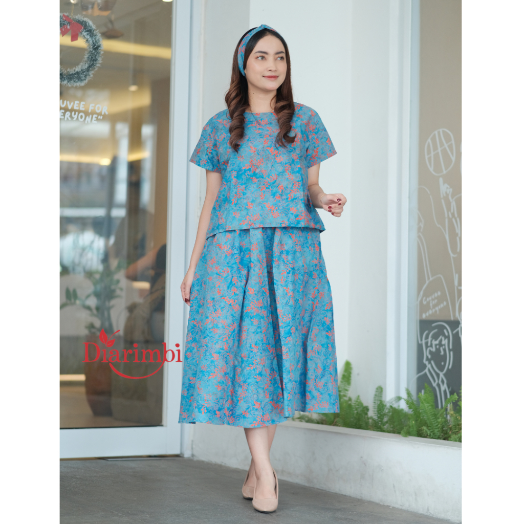 Jual DIARIMBI - One Set Rok Batik Premium Ld 120 - Vania Setelan Rok ...