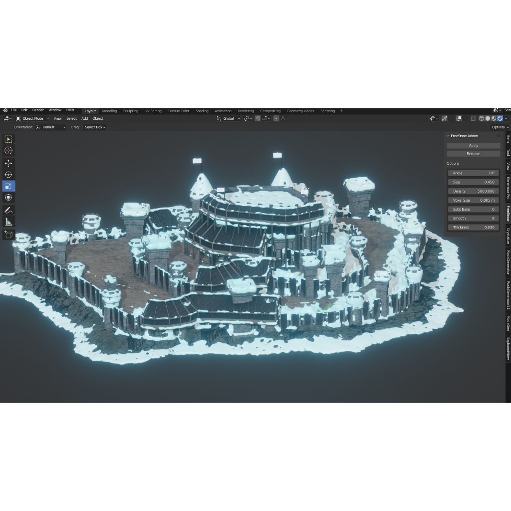 Jual Freezing Effect Generator 3D Blender addons Plugin Terbaru Blender ...