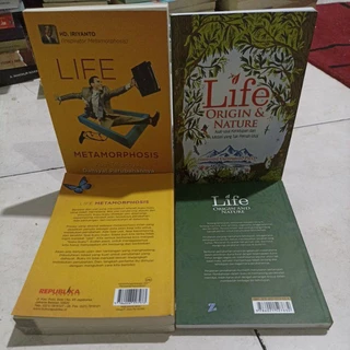 BUKU  PENGEMBANGAN DIRI / BACAAN MOTIVASI / 1PAKET ISI 2BUKU / LIFE  METAMORPHOSIS & LIFE ORIGIN & NATURE / ORIGINAL