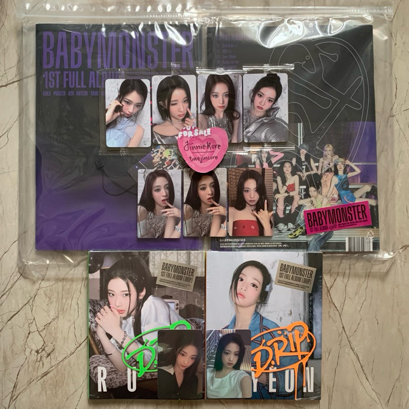 Jual [READY STOCK] BABYMONSTER 1ST FULL DRIP ALBUM SEALED ZIPLOCK ...
