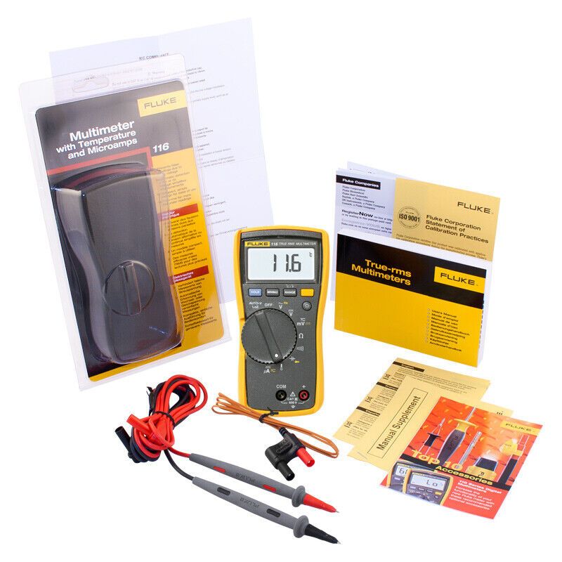 Jual Fluke HVAC Multimeter with Temperature & Microamps - Fluke 116 ...
