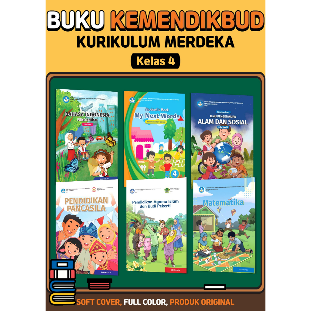 Jual Buku Paket Kemendikbud Kurikulum Merdeka untuk Kelas 4 SD | Shopee ...