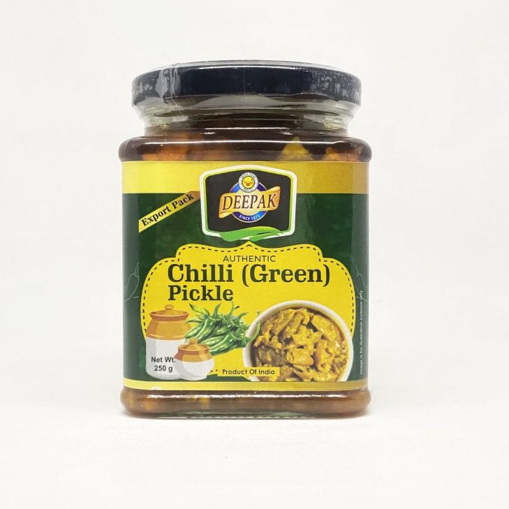 Jual Green Chilli Pickle Deepak 250 g | Shopee Indonesia