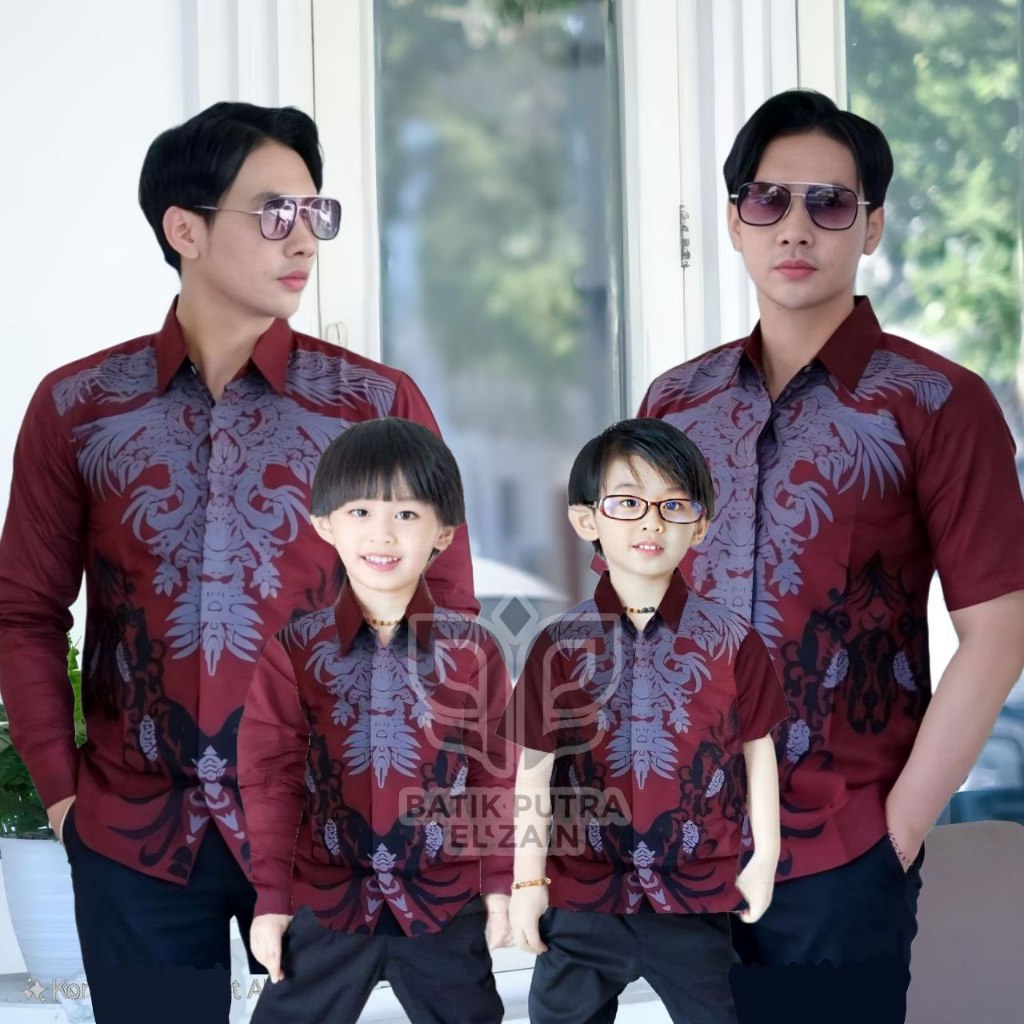 Jual Couple Sweet Batik motif BALADEWA baju batik keluarga/Baju anak ...