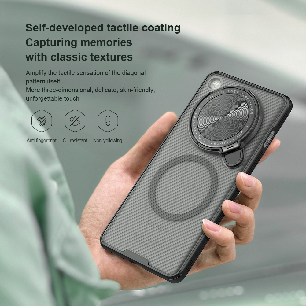 Lemxiee Cover For OPPO Find X9 Pro Case By Anti-fingerprint Anti-drop Anti-slip Flexible Silicone + Transparent Acrylic Case - View #3