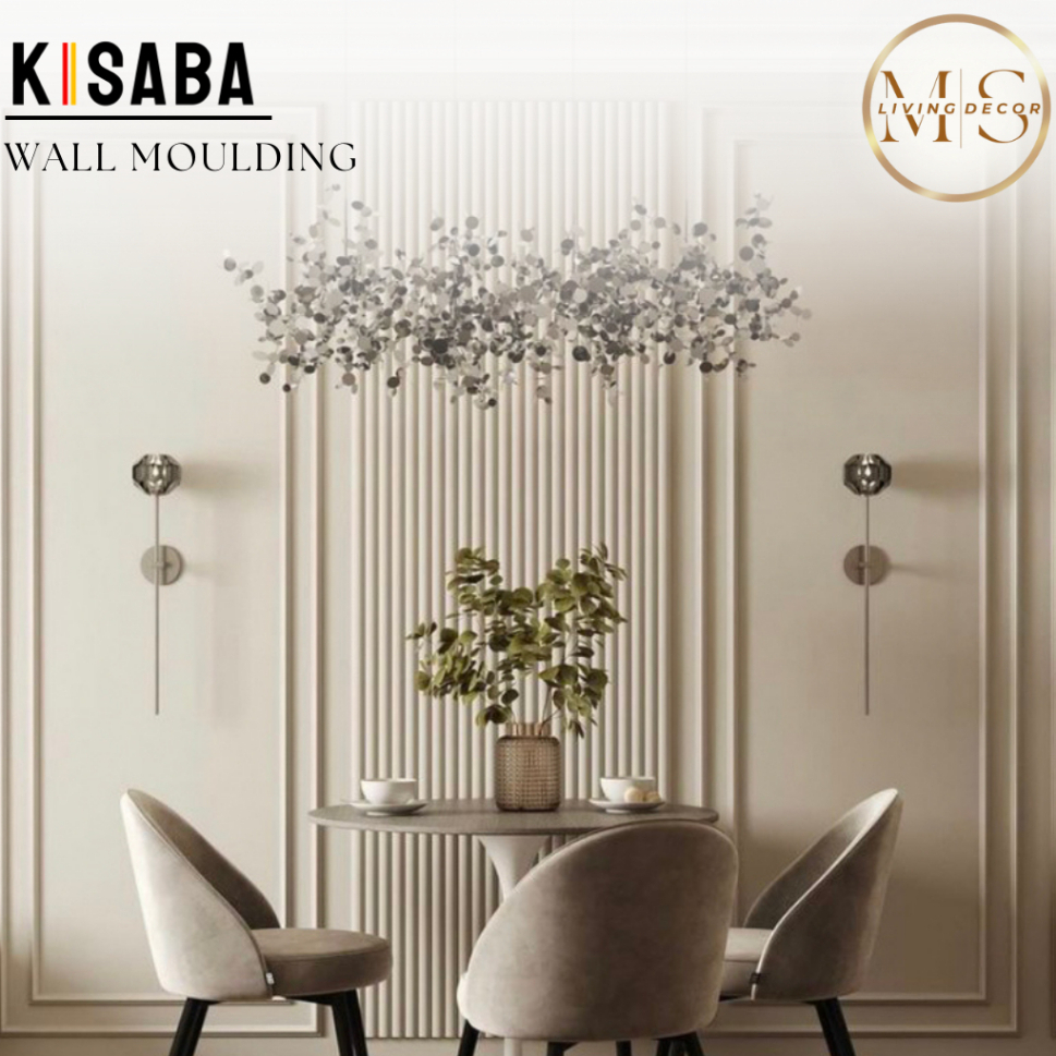 Jual KISABA List Wall Moulding PVC Ukiran Dinding 2,4 Meter | Shopee ...
