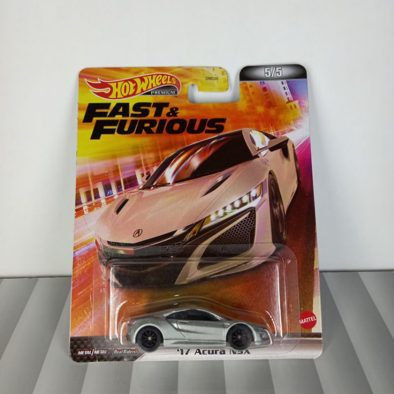 Hot Wheels Fast & Furious – '17 Acura NSX 1/64, 8 Cm, Die-cast, Collection
