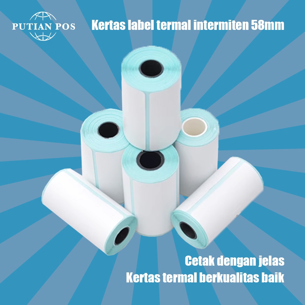 Jual BROTHER DK-11207 Die Cut 58mm x 58mm CD/DVD Film Label DK11207