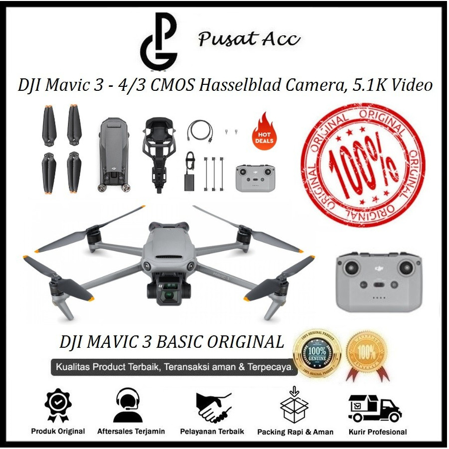 Jual DJI Mavic 3 Basic Drone New Original | Shopee Indonesia
