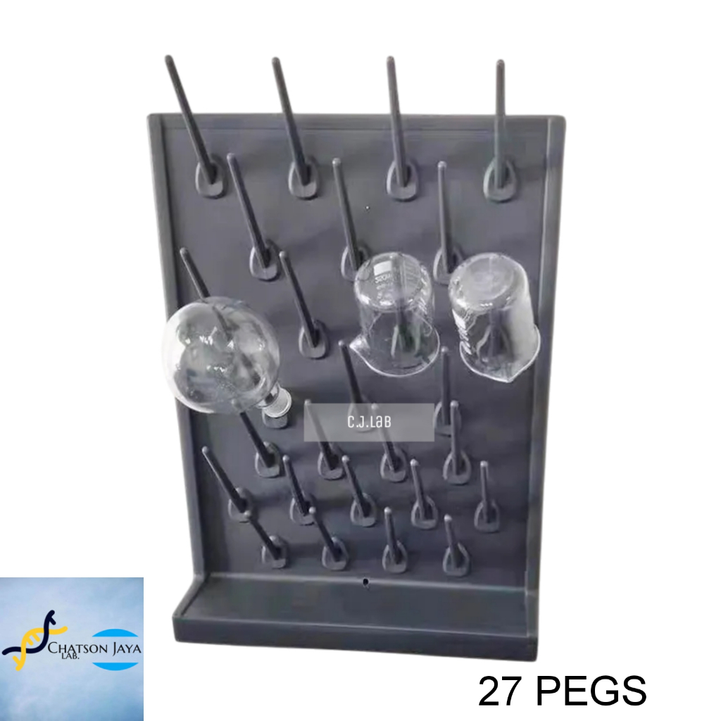 Jual Laboratorium Drying Rack 27 Pegs-Rak Pengering Alat Laboratorium ...