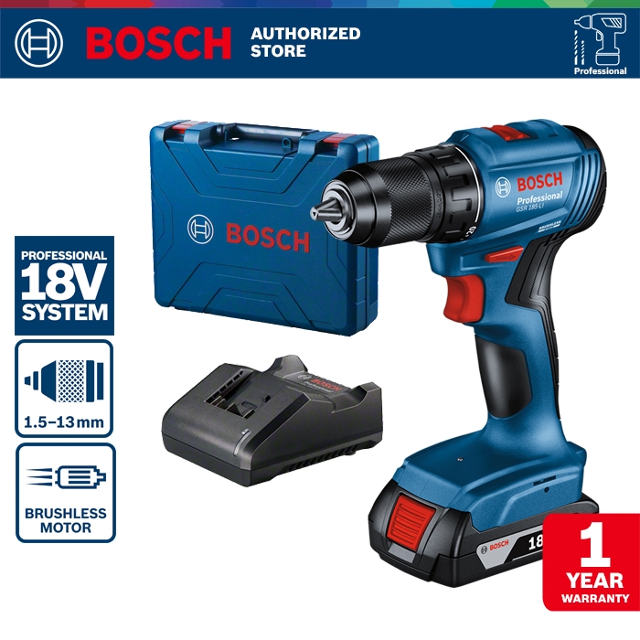 Jual Bosch Brushless Drill Driver / Bor Obeng Beterai 18Volt GSR 185-LI ...