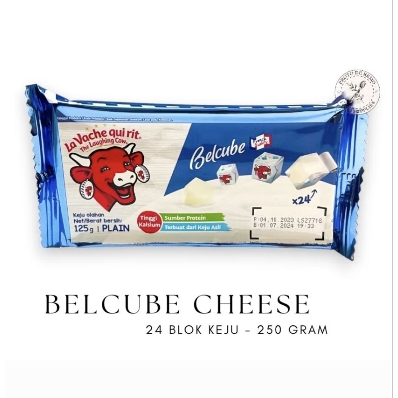 Jual Belcube Cheese La Vache Qui Rit 24 Blok Keju - 250 Gram | Shopee ...