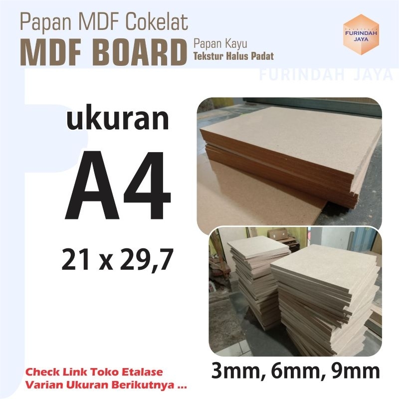 Jual MDF A4 / Mdf Ukuran A4 | Shopee Indonesia