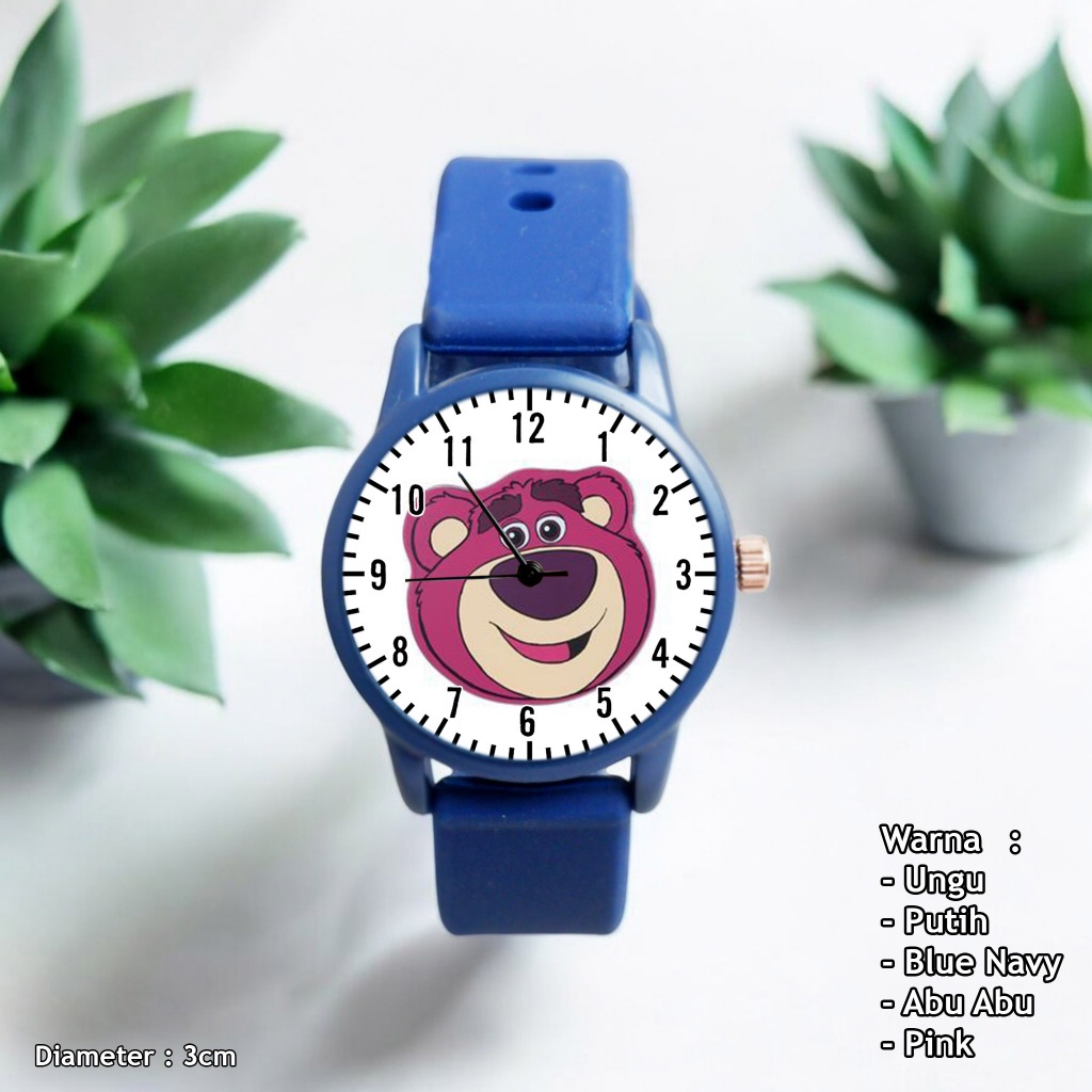 Jual Jam Tangan Fashion Cewek Karakter Lotso Favorit Terbaru | Shopee ...