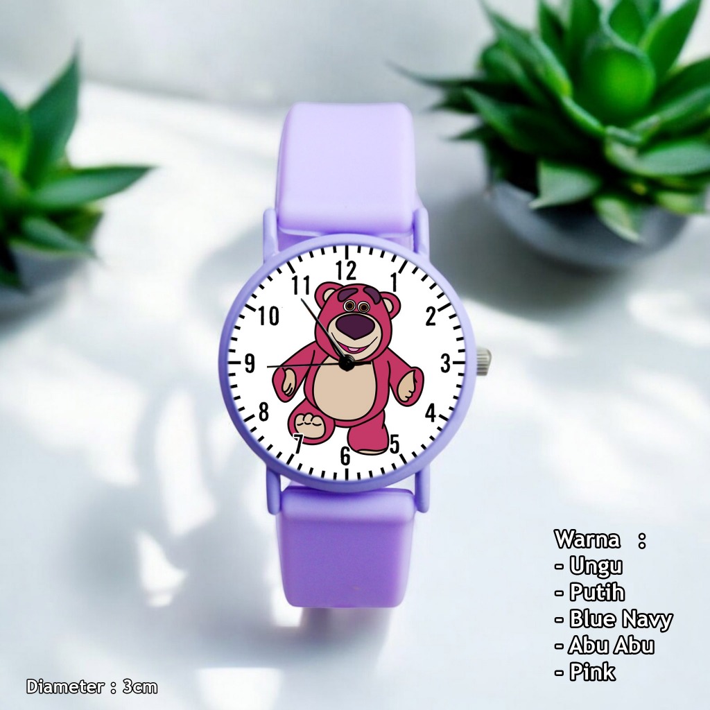 Jual Jam Tangan Fashion Cewek Karakter Lotso Favorit Terbaru | Shopee ...