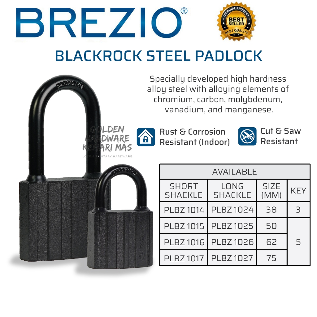 Jual BREZIO PLBZ 1014 1015 1016 1017 1024 1025 1026 1027 Gembok Pintu ...