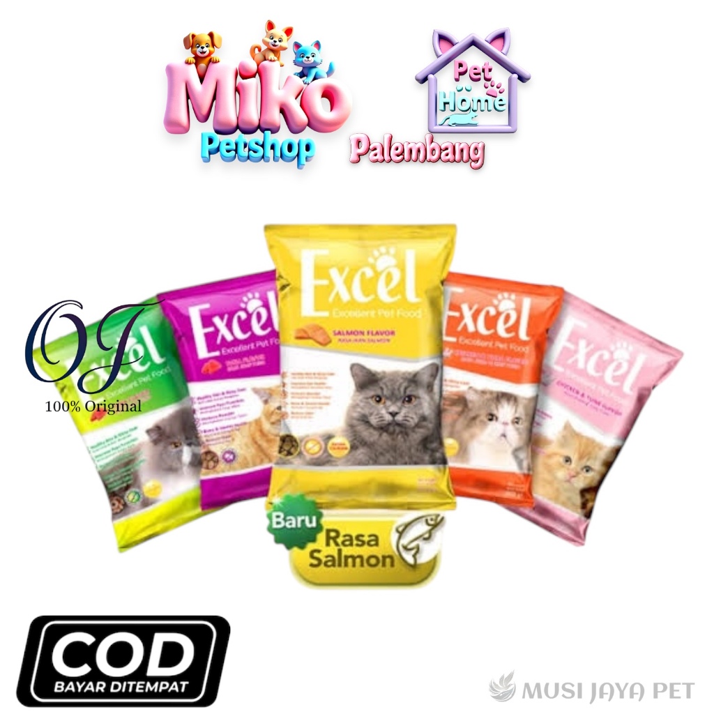 Jual Makanan Kucing Excel Catfood 500gram | Shopee Indonesia