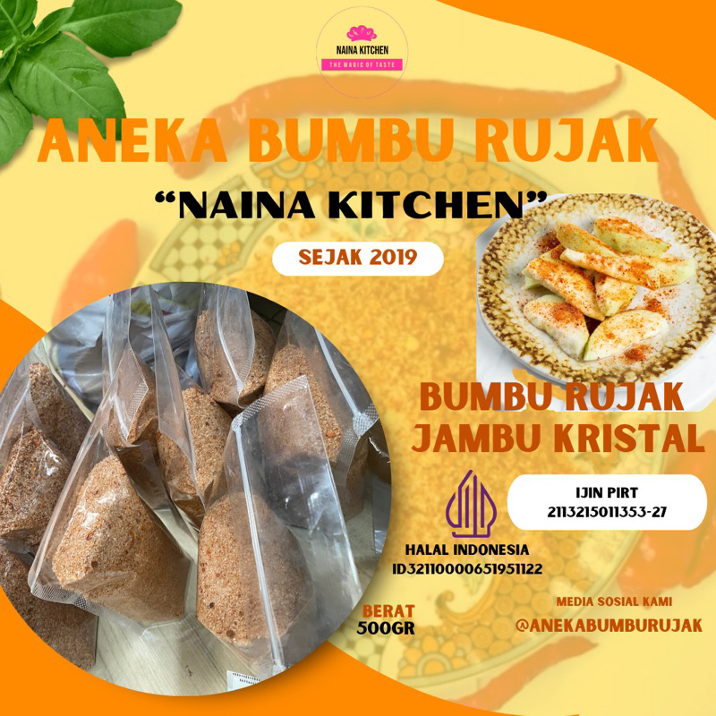 Jual BUMBU RUJAK JAMBU KRISTAL 500gr | Shopee Indonesia