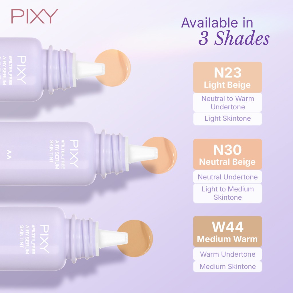 Jual PIXY Airy Serum Skin Tint [viral 3 shade] | Shopee Indonesia