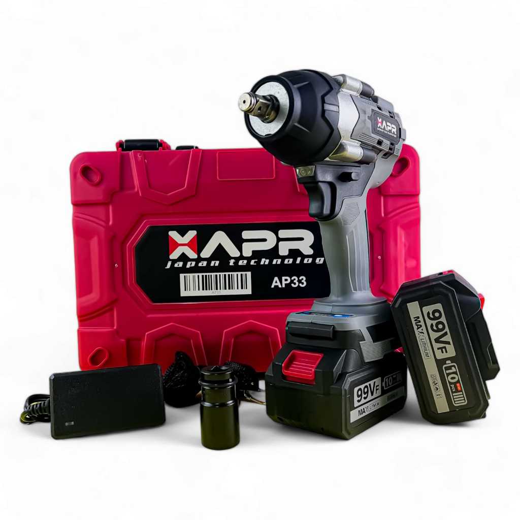 Jual APR JAPAN 1800Nm Mesin Bor Buka Baut Cordless Impact Wrench Jumbo ...
