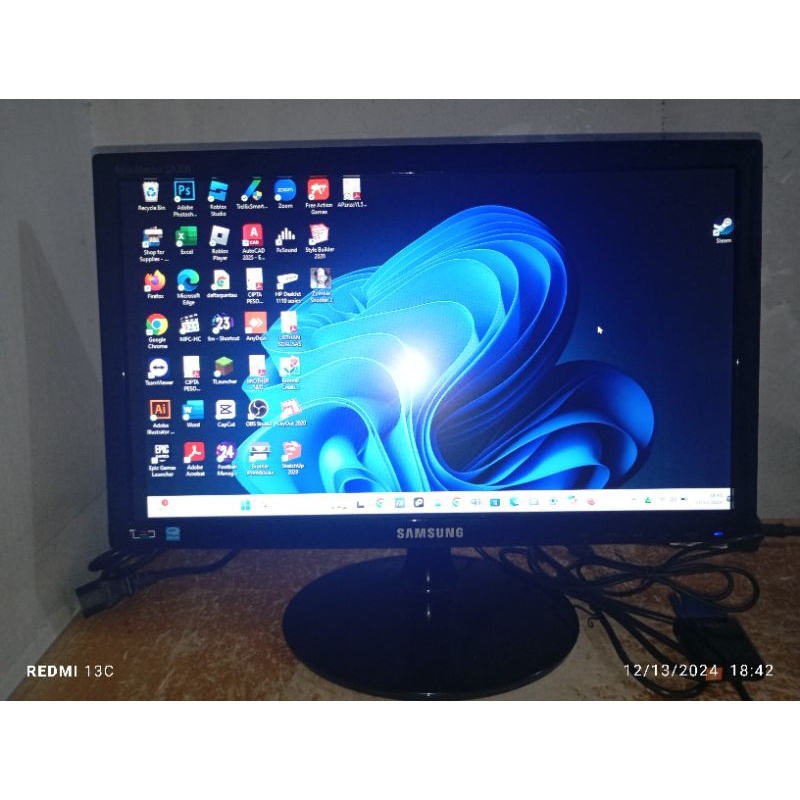 Jual Monitor LED SAMSUNG SA300 19 inch wide screen normal | Shopee ...