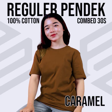 Kaos Polos Lengan Pendek Pria Wanita Unisex 100 Cotton Combed 30S Bahan Lembut Dan Adem (Part 1)