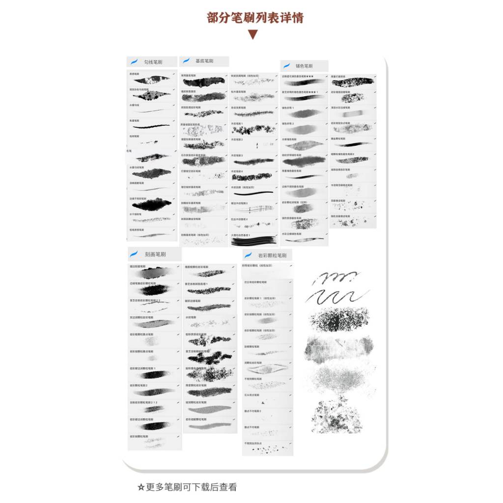 Jual Procreate Brush - 96 Rock Textures Brushes | Shopee Indonesia