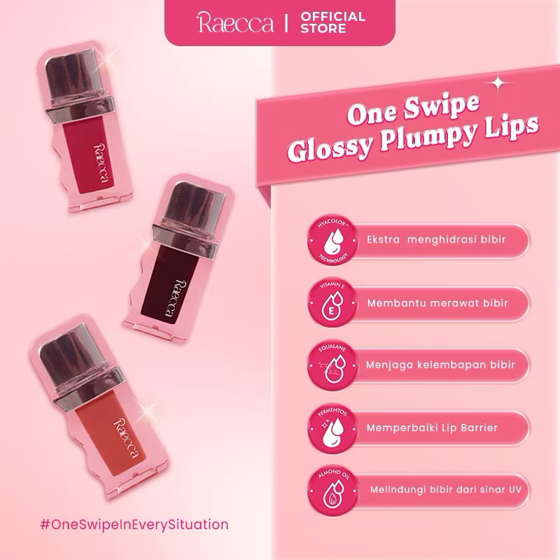 Jual [SALE] RAECCA Swipe To Glow LIP GLOSS | Shopee Indonesia