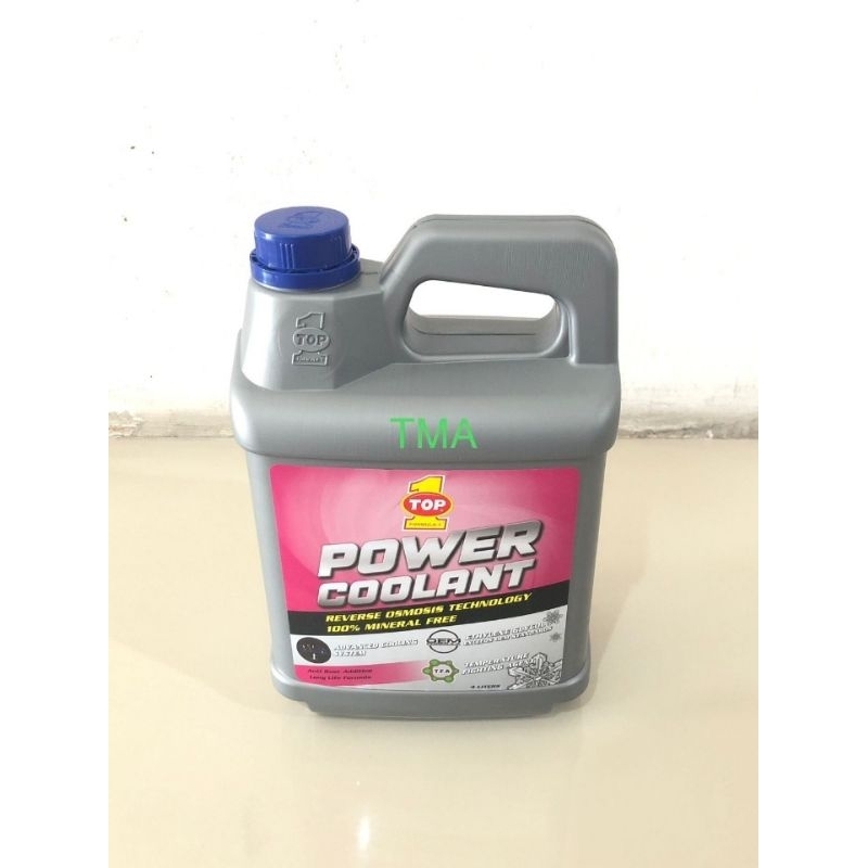 Jual Air Radiator / Coolant TOP 1 4L (Hijau/Pink) | Shopee Indonesia
