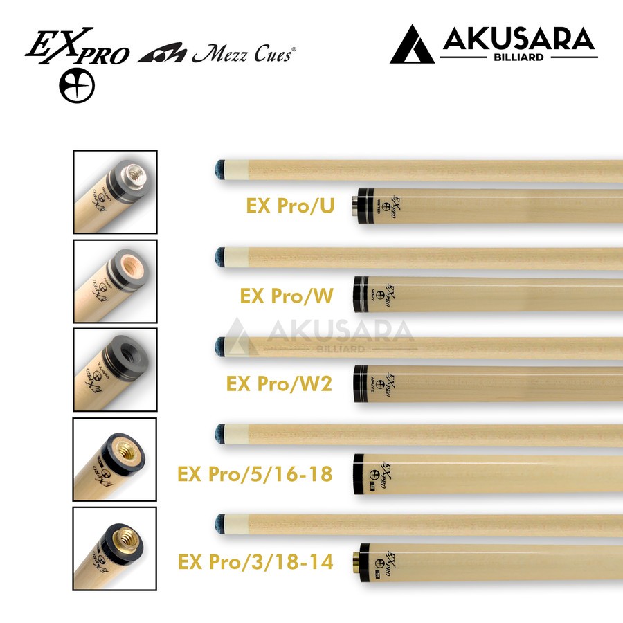 Mezz Cues EX Proシャフト MEZZ EX-PRO Mezz EX-PRO Wavy（メッヅ