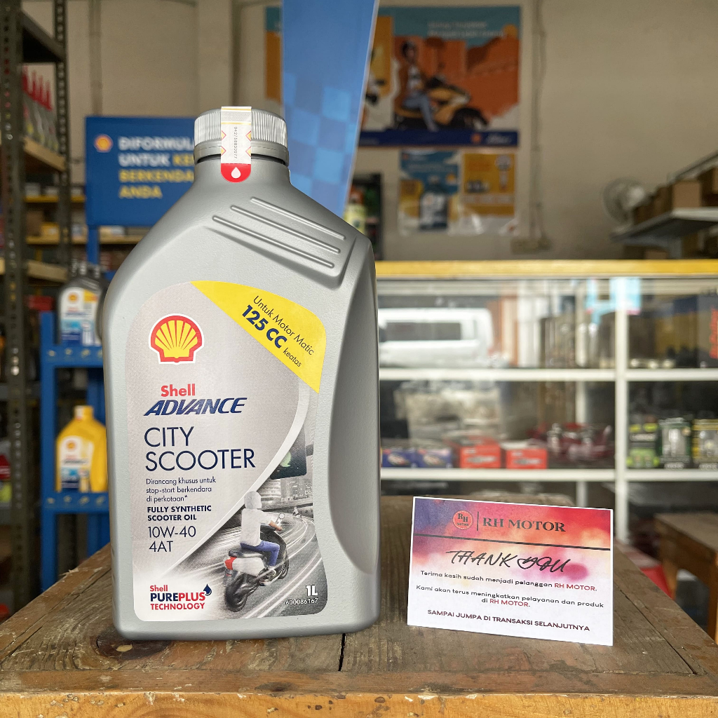 Jual Oli Motor Shell Advance City Scooter Matic (10W-40) (1L) | Shopee ...