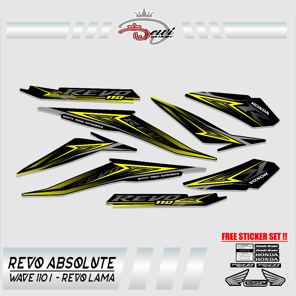 Jual STRIPING HONDA REVO ABSOLUTE / OLD / Motif /Sticker/variasi motor ...