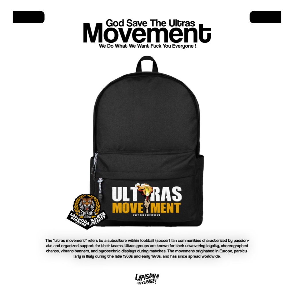 Jual LADS BACKPACK ''ULTRAS MOVEMENT'' BASIC RANSEL | Shopee Indonesia