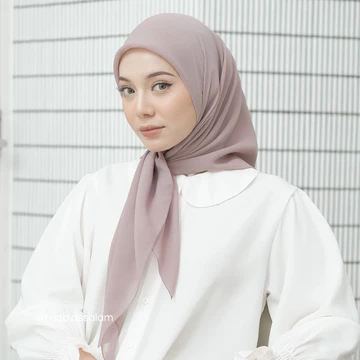 Hijab Pollycotton Hijab Square ( Pilihan Warna Lengkap )