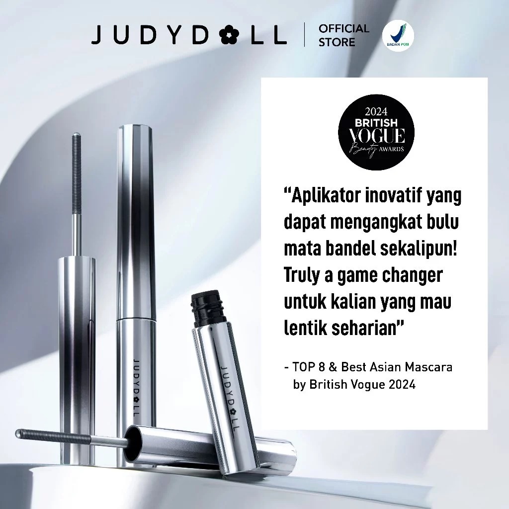 Jual Judydoll Iron Mascara (Maskara Besi Waterproof, Smudgeproof, Anti ...