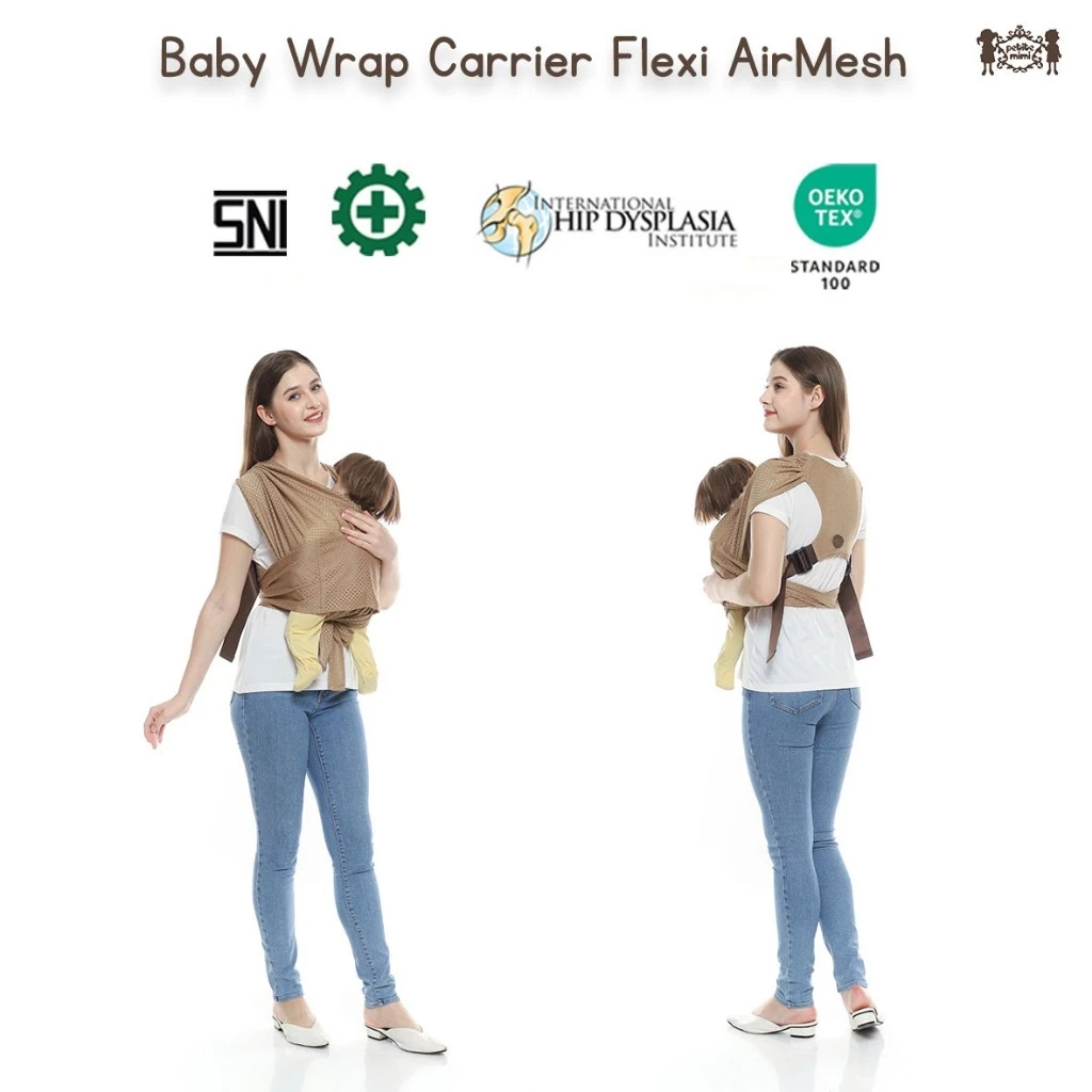 Jual PETITE MIMI GENDONGAN BABY WRAP CARRIER FLEXI AIRMESH | M SHAPE ...