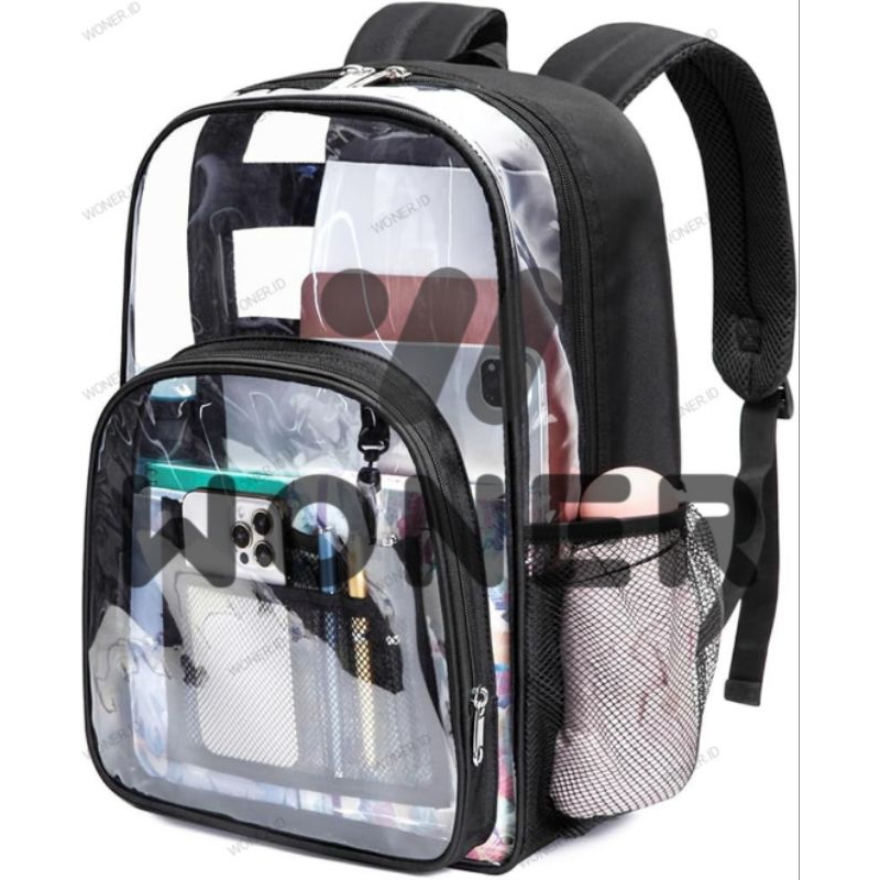 Jual Zeus Backpack Clera Ransel Transparan Ransel Sekah/Kuliah Anti Air ...