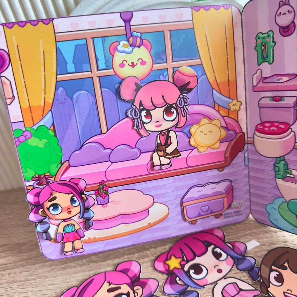 Jual AVATAR PINKK HOUSE QUITE BOOK Paperdoll Bongkar Pasang Mainan ...