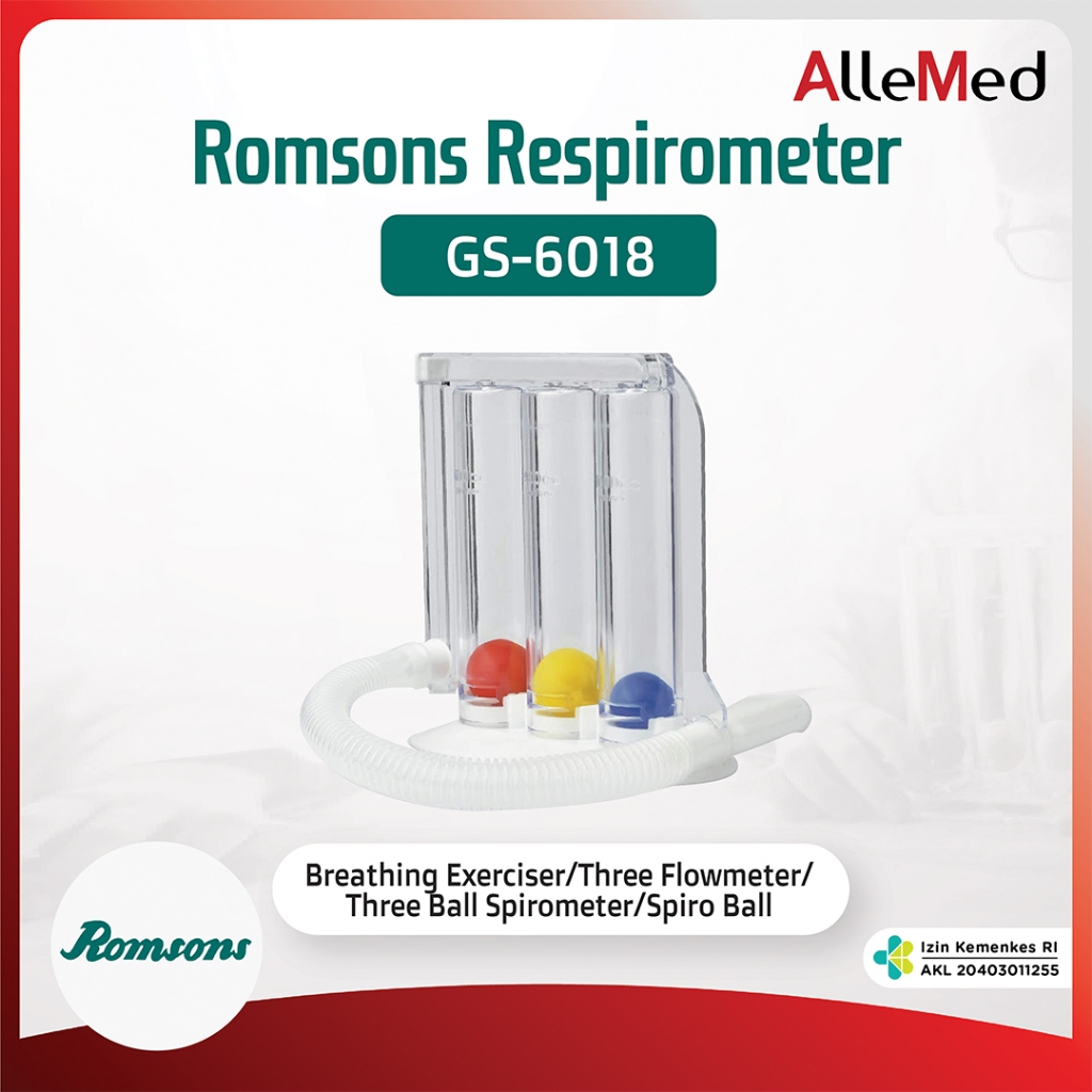 Jual Romsons Respirometer - Breathing Exerciser | Shopee Indonesia