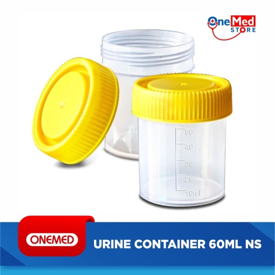 Jual Urine Container Non Steril OneMed 60ml OB | Shopee Indonesia