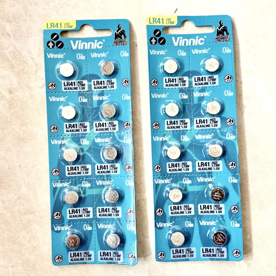 Batteria Alcalina Mini Vinnic G5 / Lr48 / Ag5 10 Pz - Foto 11