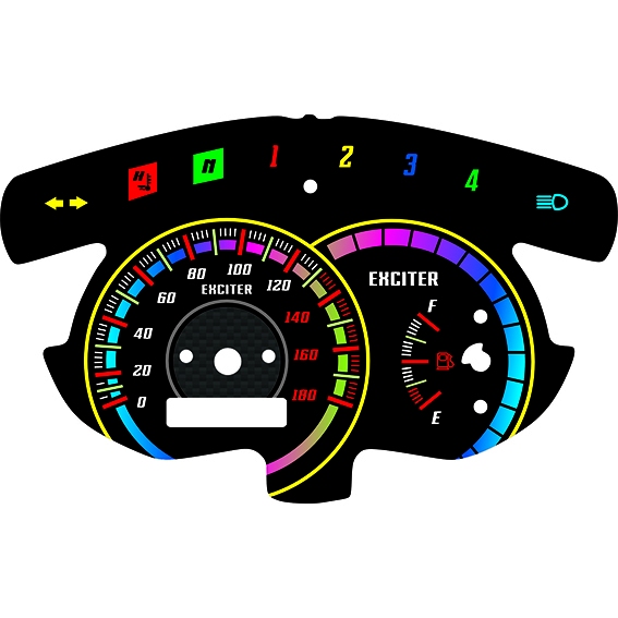 Jual Custom Speedometer Motor Jupiter MX Old | Shopee Indonesia