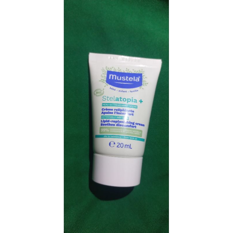 Mustela Stelatopia+ Emollient Cream 20 ml 150 ml 300 ml Lotion Bayi  Atopic