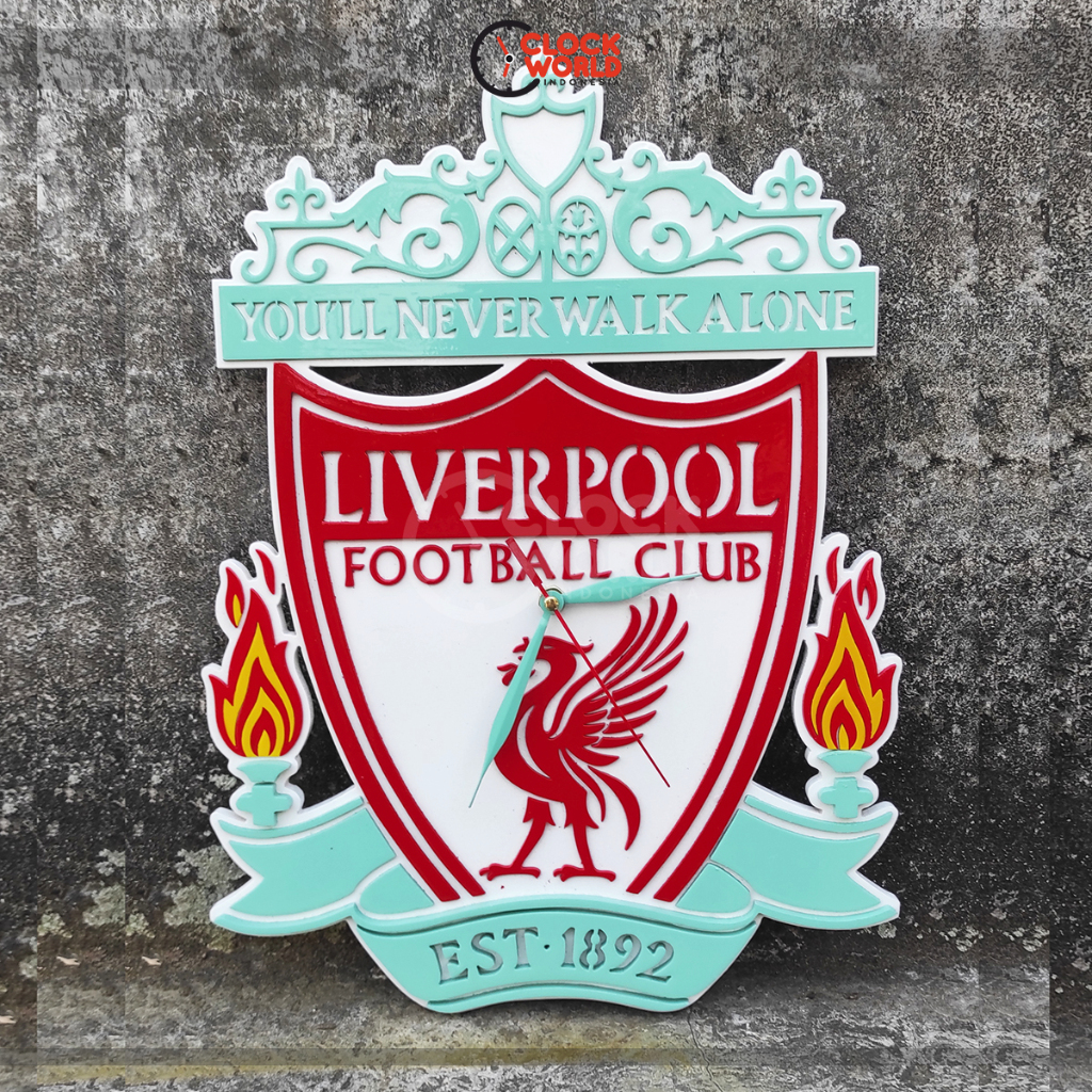 Jual clockworld - JAM DINDING TIMBUL 3D LOGO BOLA LIVERPOOL CUTTING ...