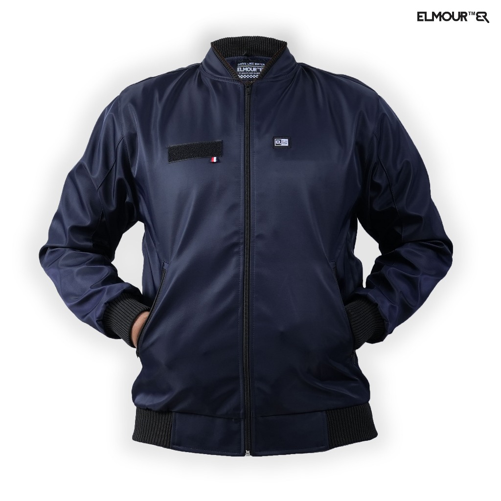 Jual Elmour Jaket Bomber Motor Pria Tebal Windproof Arraz Series ...