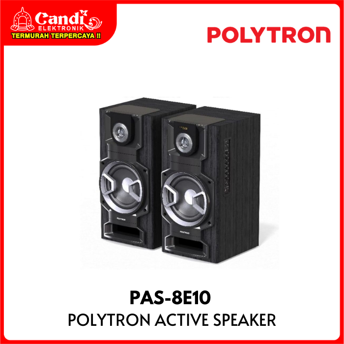 Jual POLYTRON Active Speaker Woofer 8 Inch Super Bass Control PAS-8E10 ...