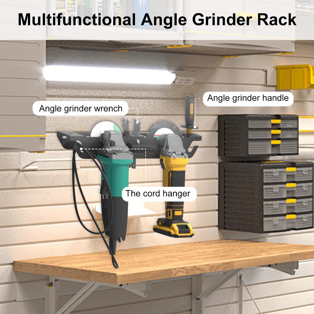Jual Angle Grinder Storage Rack Multifungsi Wall-mounted Space-Saving ...