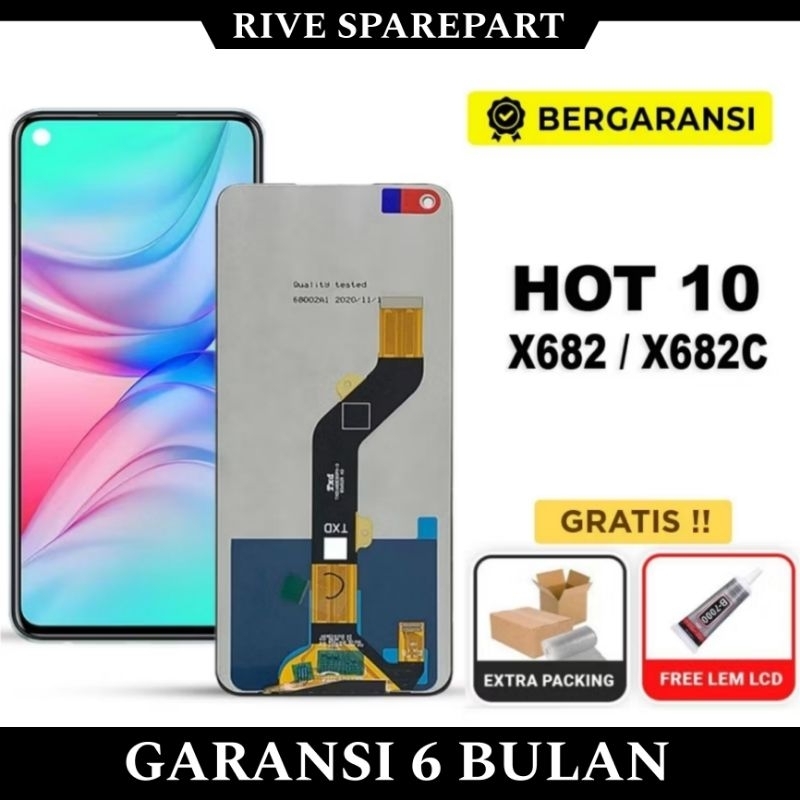 Jual LCD INFINIX HOT 10 X682 / X682C / X683 FULLSET TOUCHSCREEN HD ...