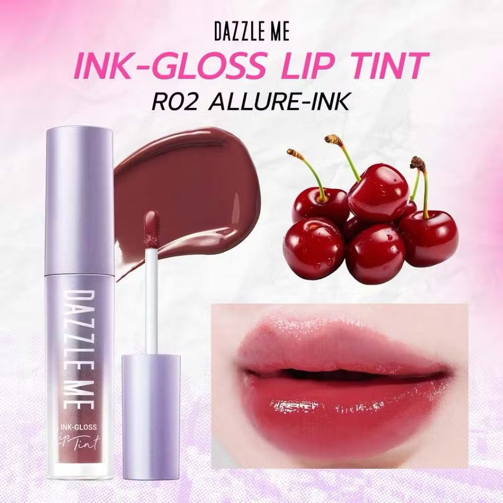Jual DAZZLE ME Ink-Gloss Ink Gloss Lip Tint Watery Ink Gel Liptint Long ...