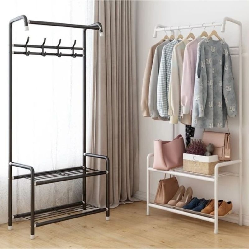 Jual Stand Hanger Multifungsi / Rak Penyimpanan Tempat Tas, Topi ...